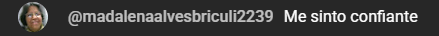 Depoimento de aluna